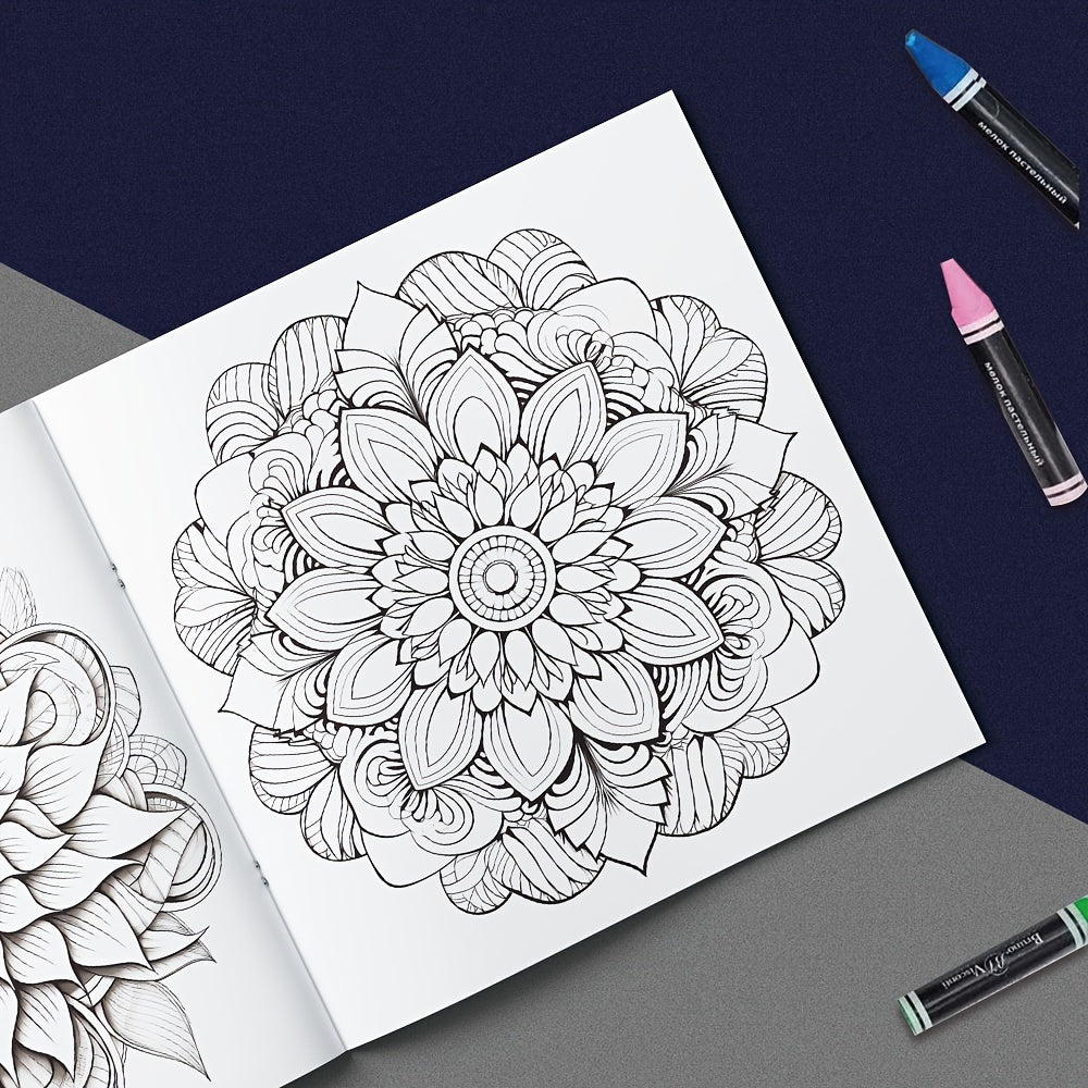 Carnet de coloriage adulte - Mandala